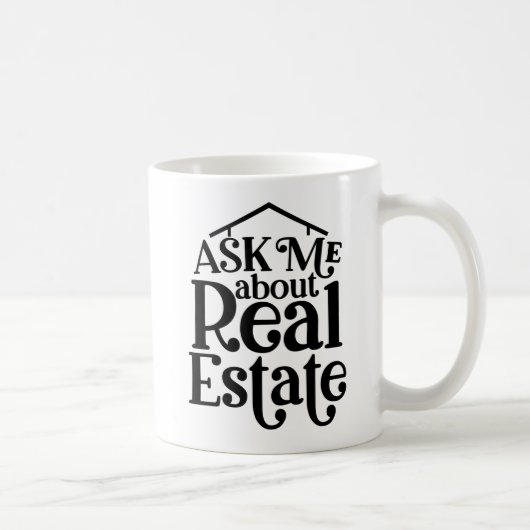 Funny Real Estate Agent Gift House Broker Realtor  Koffiemok (Rechts)
