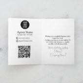 funny real estate agent Happy Christmas greetings  Kaart (Binnen)