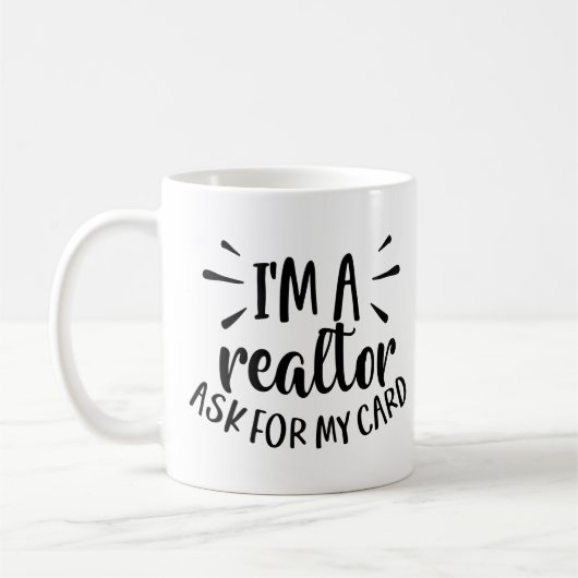 Funny Real Estate Agent House Broker Realtor Gift Koffiemok (Links)