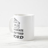 Funny Real Estate Agent House Broker Realtor Gift Koffiemok (Voorkant links)