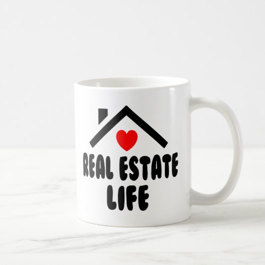 Funny Real Estate Agent House Broker Realtor Gift Koffiemok (Rechts)