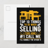 Funny Real Estate Agent Humor Property Broker Briefkaart (Voorkant / Achterkant)