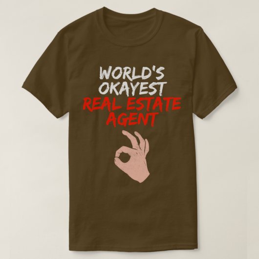 Funny Real Estate Agent Realtor Gift T-shirt (Design voorkant)