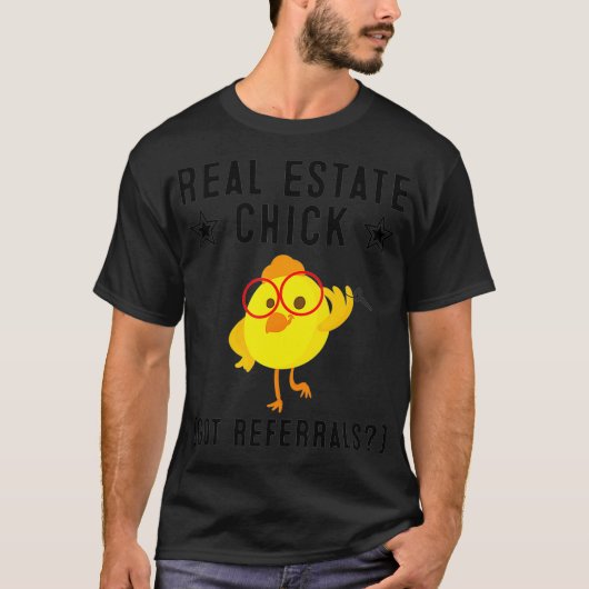 Funny Real Estate Chick Gift  Realtor Agent Women  T-shirt (Voorkant)
