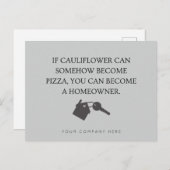 Funny Real Estate Farming House en Key Briefkaart (Voorkant / Achterkant)