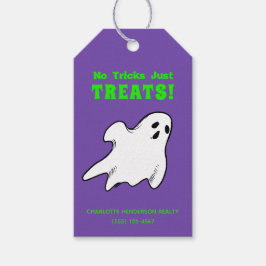Funny Real Estate Ghost Halloween Gift Labels Cadeaulabel