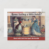 Funny Real Estate Marketing  vrouwen Briefkaart (Voorkant / Achterkant)