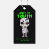 Funny Real Estate Mummy Halloween Gift Labels Cadeaulabel (Voorkant)