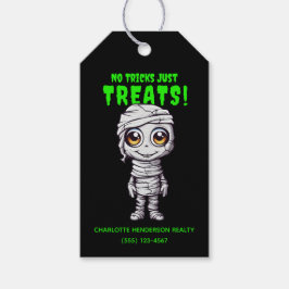 Funny Real Estate Mummy Halloween Gift Labels Cadeaulabel