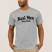 Funny Real Mannen Change Diapers T-shirt (Voorkant)