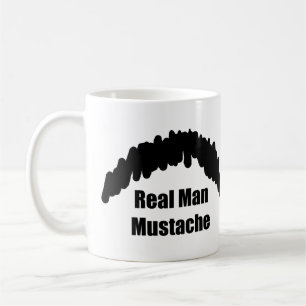 Funny Real Mannen Cookie Duster Mustache Koffiemok