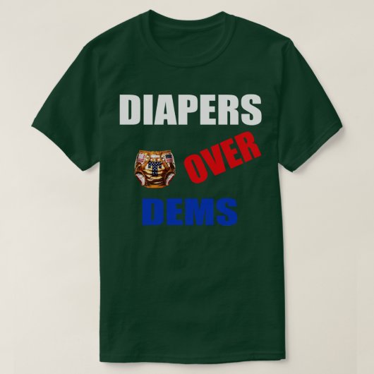 Funny Real Mannen Draag luiers 2024 T-shirt (Design voorkant)