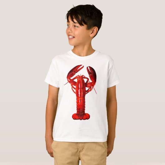 Funny realistic lobster t-shirt (Voorkant volledig)