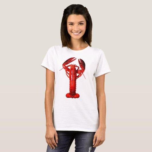 Funny realistic lobster t-shirt (Voorkant volledig)