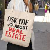 Funny Realtor Gift Real Estate Agent Broker Tote Bag