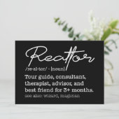 Funny Realtor Job Description Real Estate Humor Kaart (Staand voorkant)