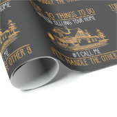 Funny Realtors House Seller Real Estate Agent Cadeaupapier (Rol Hoek)