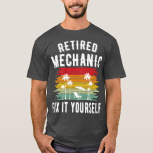 Funny Reberekend Mechanic Retirement Party Gifts T-shirt