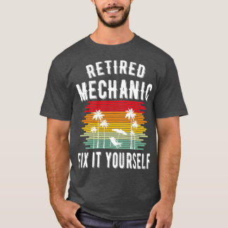 Funny Reberekend Mechanic Retirement Party Gifts T-shirt