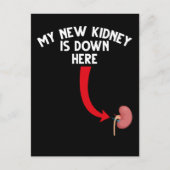 Funny Recipient Kidney Transplant Briefkaart (Voorkant)