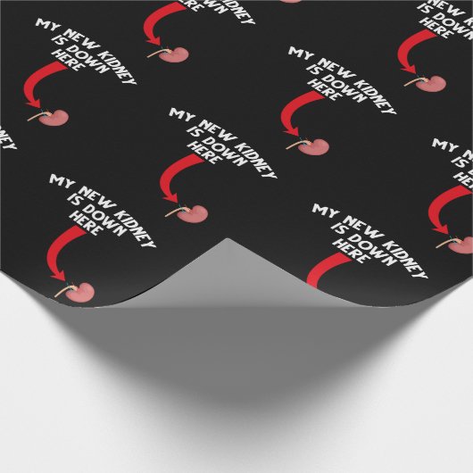 Funny Recipient Kidney Transplant Cadeaupapier (Hoek)