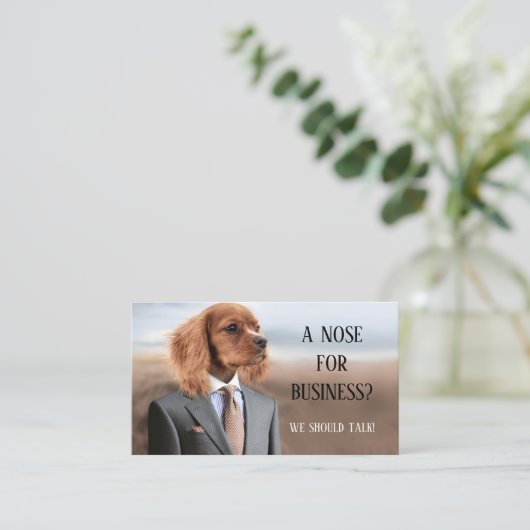 Funny Recruiting of Headhunter Visitekaartje (Staand voorkant)