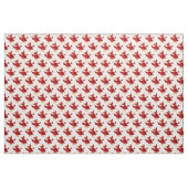 Funny Red Cardinaal Bird Artwork Stof (Yard (91,4 cm))