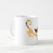 Funny red cat koffiemok (Voorkant links)