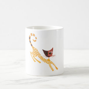 Funny red cat koffiemok