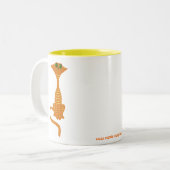 Funny red cat mok design (Voorkant links)