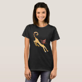 Funny red cat t-shirt (Voorkant volledig)