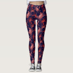 Funny Red Crab, Crawfish Nautical Ocean Leggings<br><div class="desc">Kop terug in deze superleuke leggings met een rood krabpatroon. Ideaal voor een strandvakantie,  krab of kreeftenkookstel,  die werkt op de sportschool en aan de dagelijkse kust draag.</div>