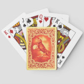 Funny  Red Crow-spellen Pokerkaarten (Achterkant)