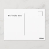 Funny red cycling pun voor fietsverjaardag briefkaart (Achterkant)