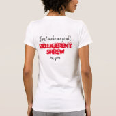 Funny Red en White Shrew Tanktop (Achterkant)