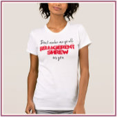 Funny Red en White Shrew Tanktop