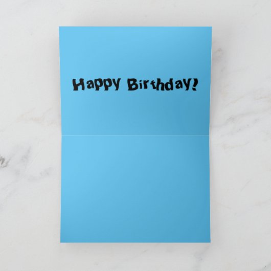 Funny Red Graphic Fishaholic Mannen Design Kaart (Binnen)