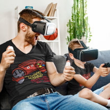 Funny Red Joystick Vaderdag Zwart