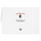 Funny Red Lemur (Achterkant Horizontaal)