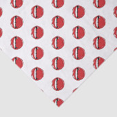 Funny Red Lips  Tissuepapier (Detail)