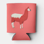 Funny Red Llama Blikjeskoeler (Voorkant)