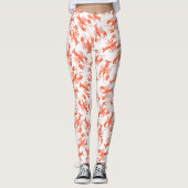 Funny Red Lobster Pattern Leggings (Voorkant)