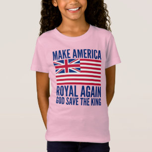 Funny Red Make America Royal Opnieuw Vector Art T-shirt