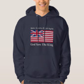 Funny Red Make America Royal Opnieuw vlag Hoodie (Voorkant)