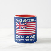 Funny Red Make America Royal Opnieuw vlag Mok (Midden)