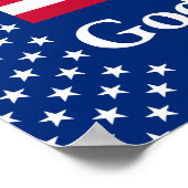 Funny Red Make America Royal Opnieuw vlag Poster (Hoek)