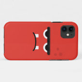 Funny Red Monster Face Case-Mate iPhone Case (Achterkant (horizontaal))