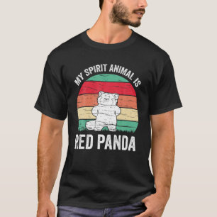 Funny Red Panda die mijn spionagedier rijdt, is ro T-shirt