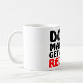 Funny Red Pen Quote Koffiemok (Links)
