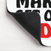 Funny Red Pen Quote Muismat (Hoek)